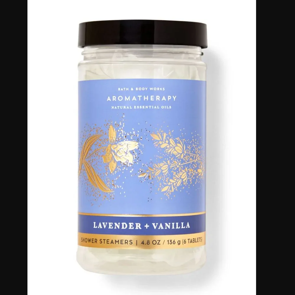 Bath & Body Works Aromatherapy Shower Steamers Lavender & Vanilla SLEEP 6pk NEW